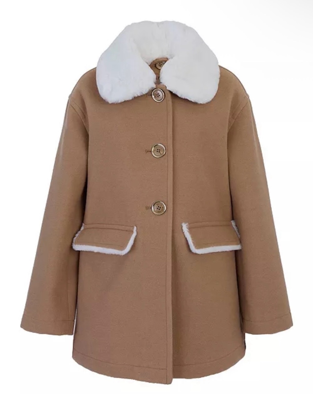 Michael Kors Toddler Girls Faux Fur Jacket size 2T. Nwt